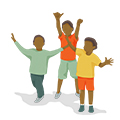 enfants heureux
